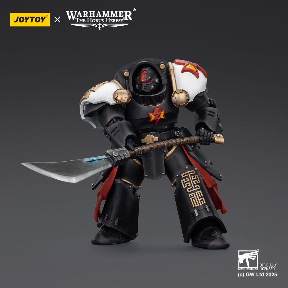 🧪 LAB | SU ORDINAZIONE Warhammer The Horus Heresy Action Figure White Scars Ebon Keshig Terminator 2 with Power Glaive 13 cm