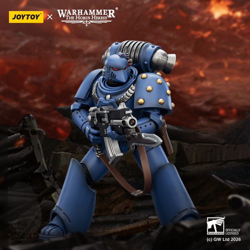 🧪 LAB | SU ORDINAZIONE Warhammer The Horus Heresy Action Figure Ultramarines MKVI Tactical Legionary 12 cm