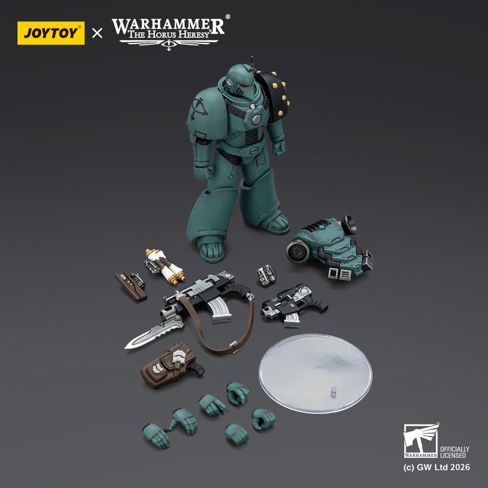 🧪 LAB | SU ORDINAZIONE Warhammer The Horus Heresy Action Figure Sons of Horus MKVI Tactical Legionary 12 cm