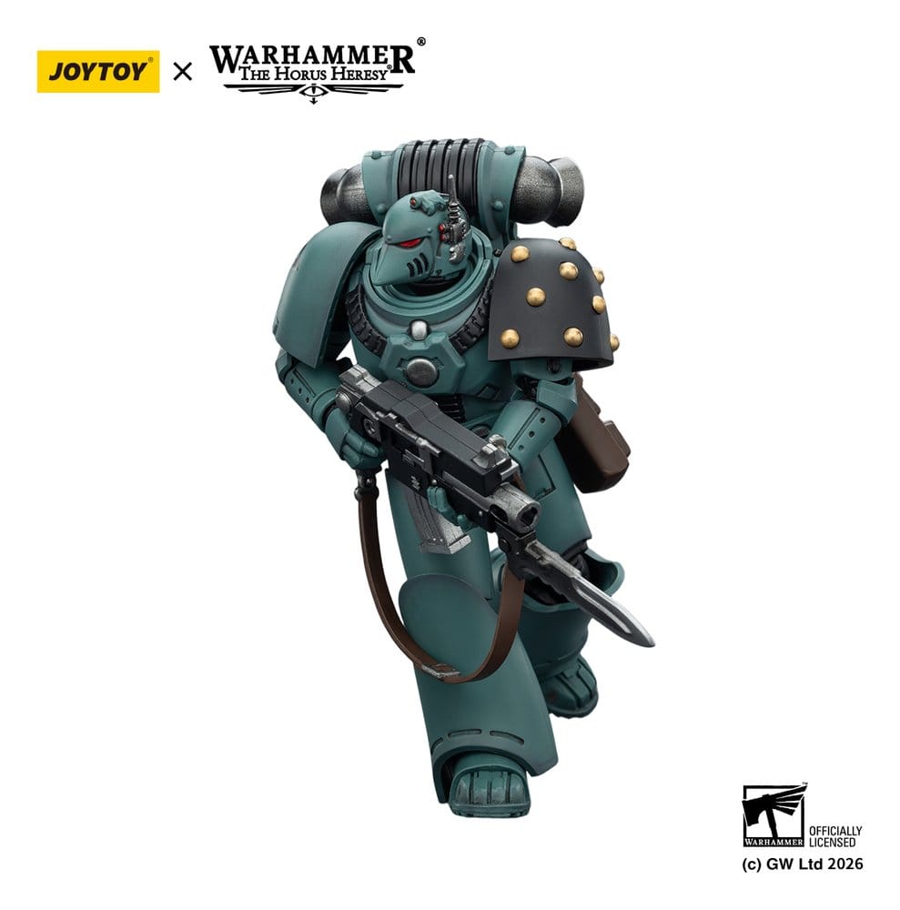 🧪 LAB | SU ORDINAZIONE Warhammer The Horus Heresy Action Figure Sons of Horus MKVI Tactical Legionary 12 cm