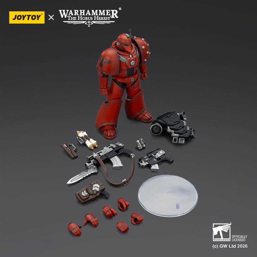 🧪 LAB | SU ORDINAZIONE Warhammer The Horus Heresy Action Figure Blood Angels MKVI Tactical Legionary 12 cm