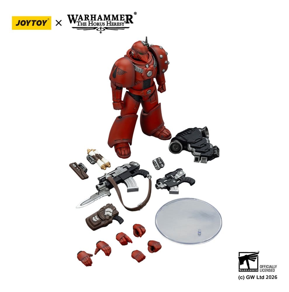🧪 LAB | SU ORDINAZIONE Warhammer The Horus Heresy Action Figure Blood Angels MKVI Tactical Legionary 12 cm