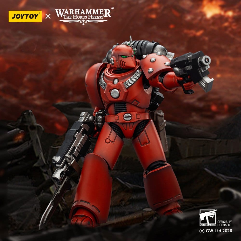 🧪 LAB | SU ORDINAZIONE Warhammer The Horus Heresy Action Figure Blood Angels MKVI Tactical Legionary 12 cm