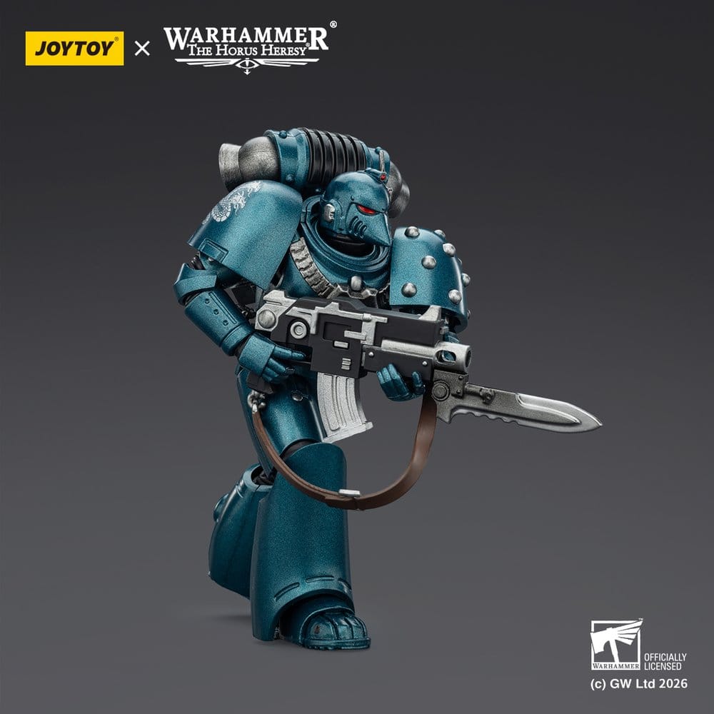 🧪 LAB | SU ORDINAZIONE Warhammer The Horus Heresy Action Figure Alpha Legion MKVI Tactical Legionary 12 cm