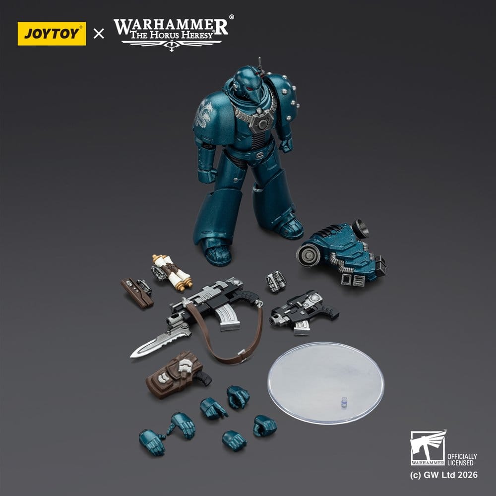 🧪 LAB | SU ORDINAZIONE Warhammer The Horus Heresy Action Figure Alpha Legion MKVI Tactical Legionary 12 cm
