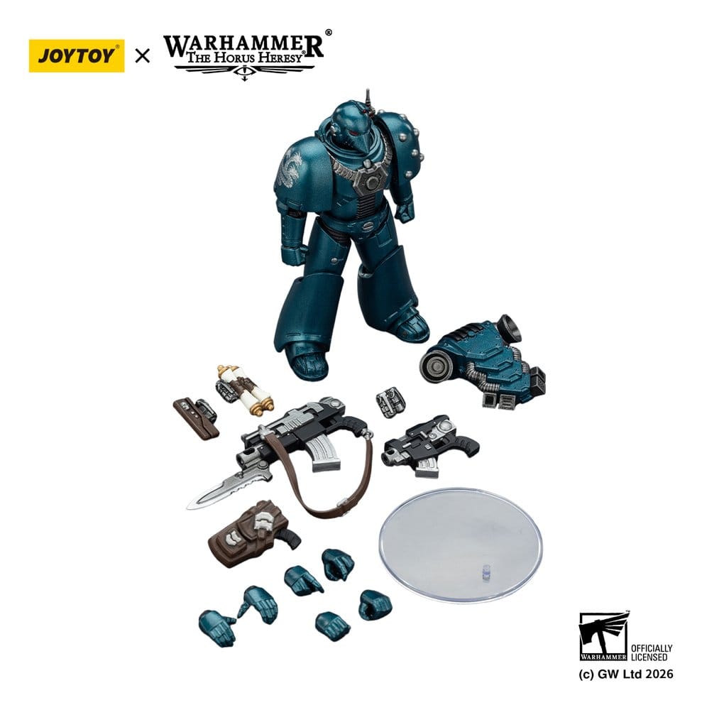 🧪 LAB | SU ORDINAZIONE Warhammer The Horus Heresy Action Figure Alpha Legion MKVI Tactical Legionary 12 cm