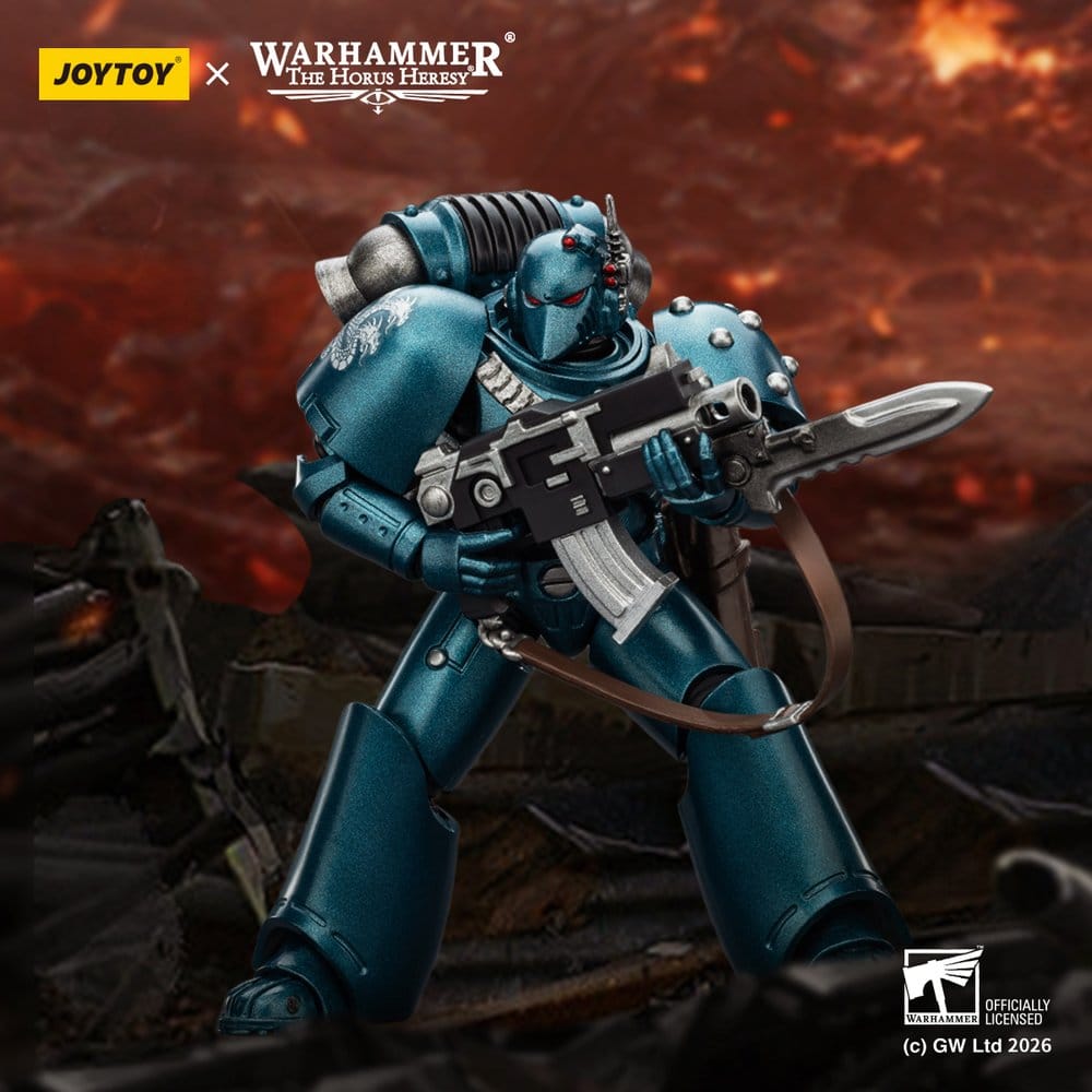 🧪 LAB | SU ORDINAZIONE Warhammer The Horus Heresy Action Figure Alpha Legion MKVI Tactical Legionary 12 cm