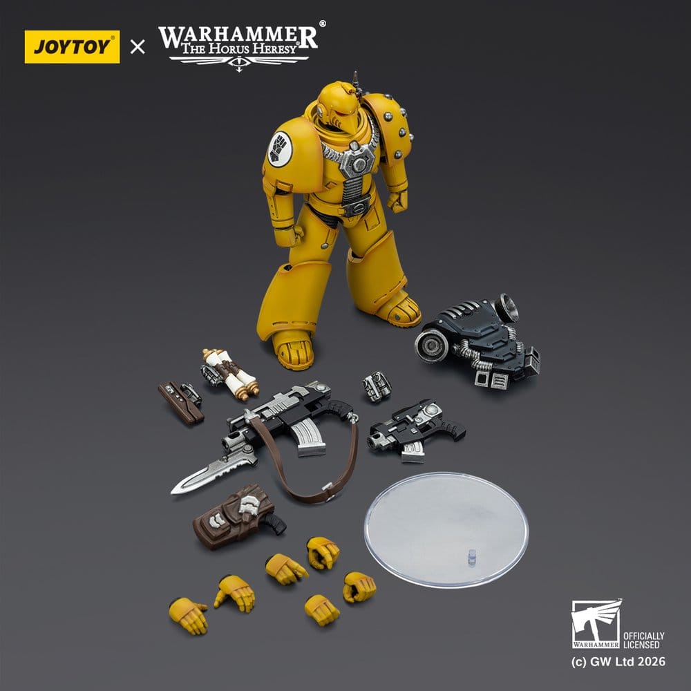 🧪 LAB | SU ORDINAZIONE Warhammer The Horus Heresy Action Figure Imperial Fist MKVI Tactical Legionary 12 cm
