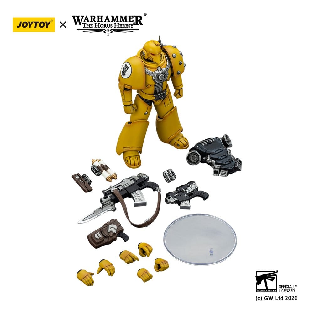 🧪 LAB | SU ORDINAZIONE Warhammer The Horus Heresy Action Figure Imperial Fist MKVI Tactical Legionary 12 cm