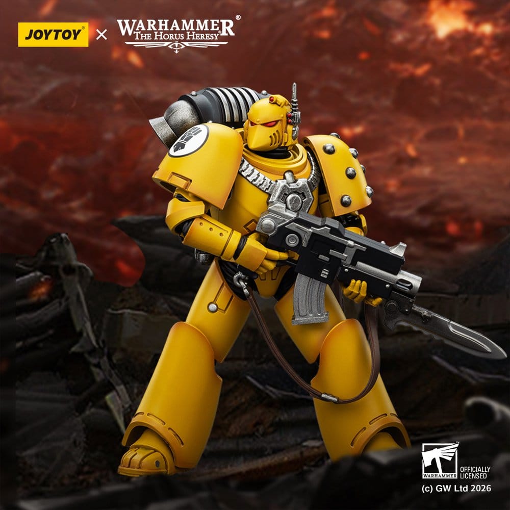 🧪 LAB | SU ORDINAZIONE Warhammer The Horus Heresy Action Figure Imperial Fist MKVI Tactical Legionary 12 cm
