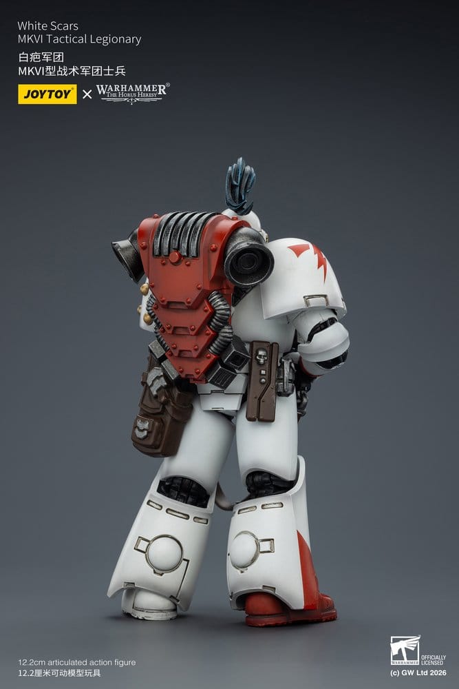 🧪 LAB | SU ORDINAZIONE Warhammer The Horus Heresy Action Figure White Scars MKVI Tactical Legionary 12 cm