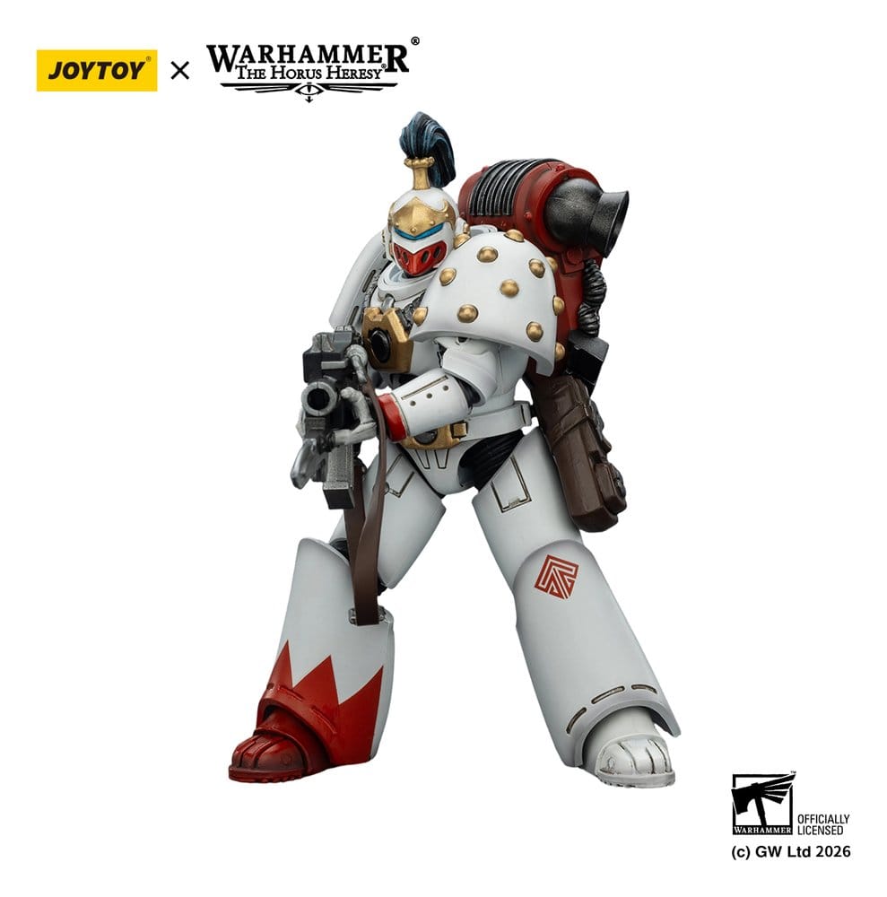 🧪 LAB | SU ORDINAZIONE Warhammer The Horus Heresy Action Figure White Scars MKVI Tactical Legionary 12 cm