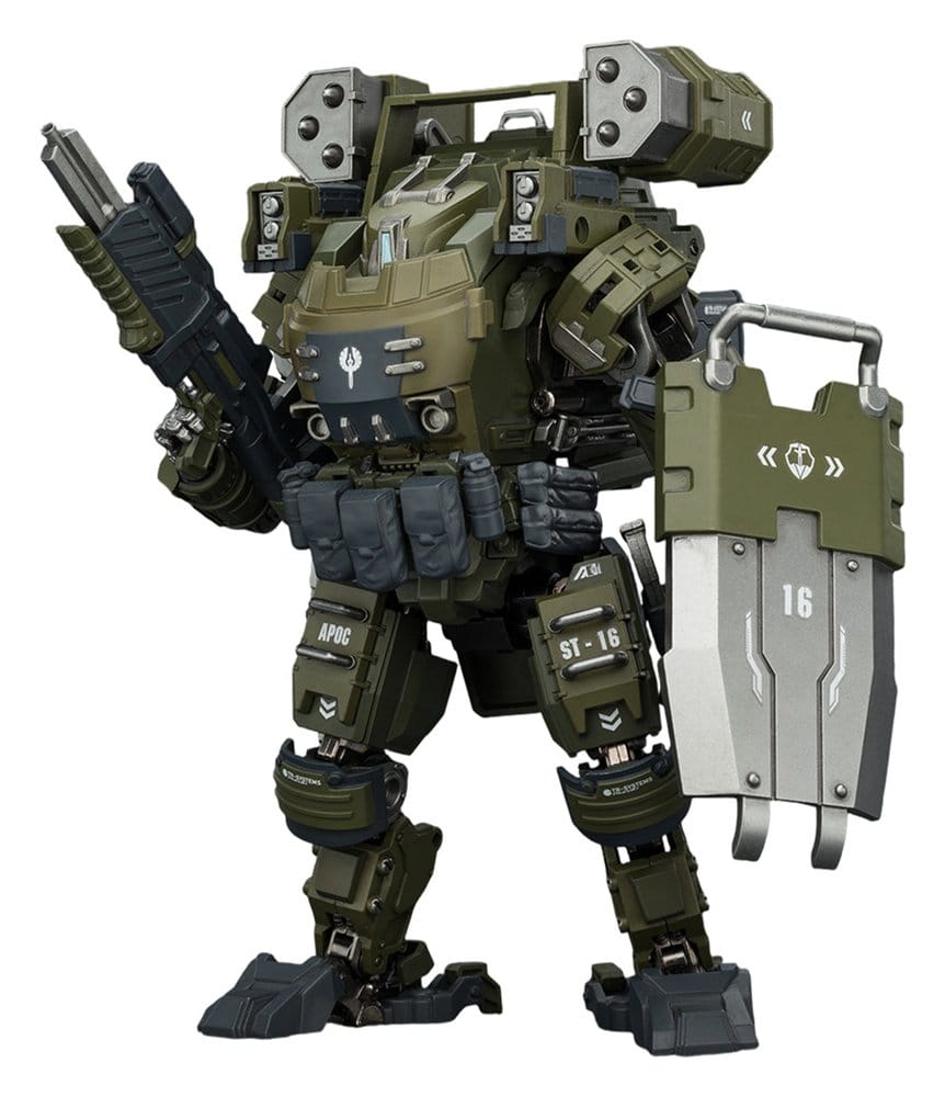 🧪 LAB | SU ORDINAZIONE Dark Source Action Figure 1/25 APOC Series Storm Surge Heavy Fire Assault Mech ST-8616 14 cm