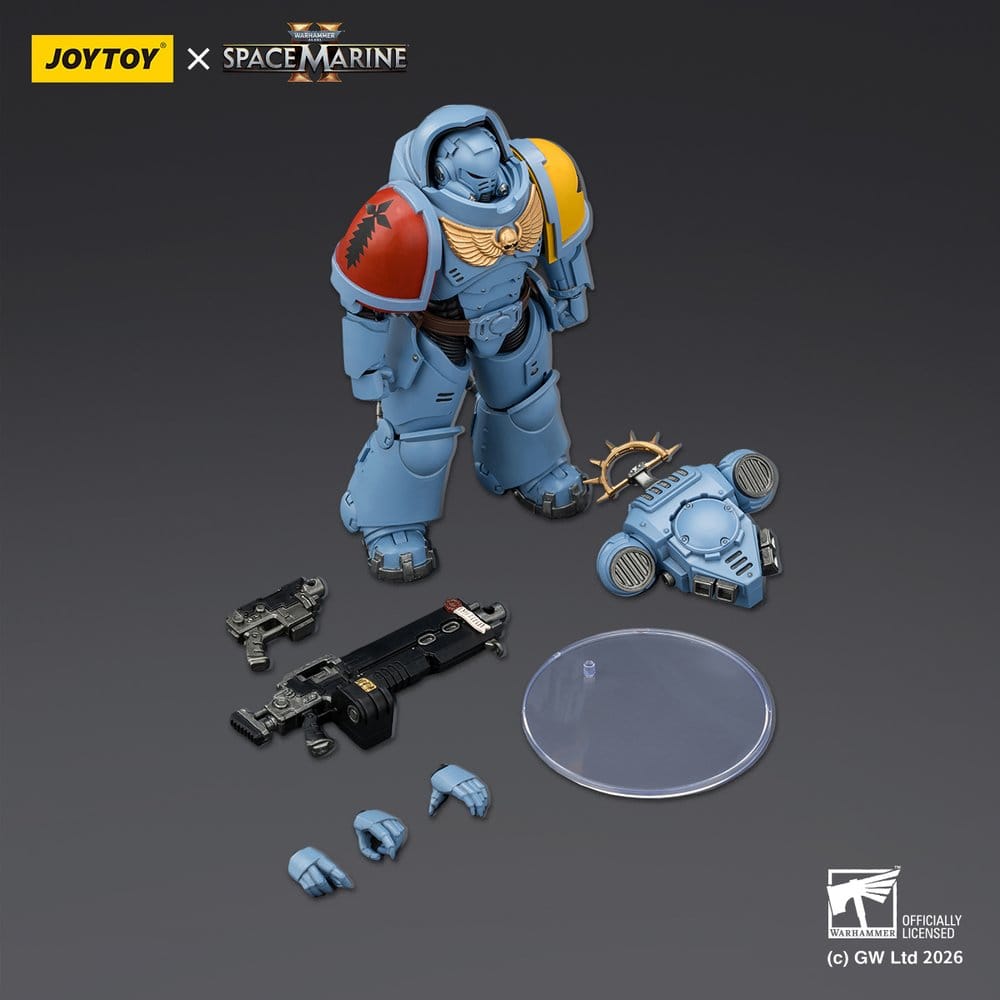 🧪 LAB | SU ORDINAZIONE Warhammer 40,000 Action Figure Game Edition Space Wolves Heavy Intercessor 13 cm