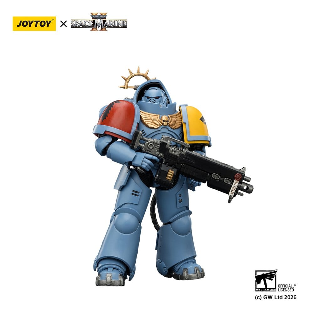 🧪 LAB | SU ORDINAZIONE Warhammer 40,000 Action Figure Game Edition Space Wolves Heavy Intercessor 13 cm