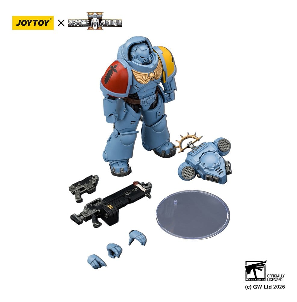 🧪 LAB | SU ORDINAZIONE Warhammer 40,000 Action Figure Game Edition Space Wolves Heavy Intercessor 13 cm