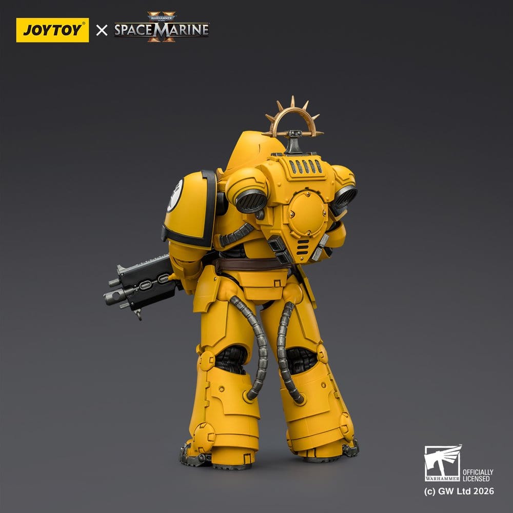 🧪 LAB | SU ORDINAZIONE Warhammer 40,000 Action Figure Game Edition Imperial Fists Heavy Intercessor 13 cm