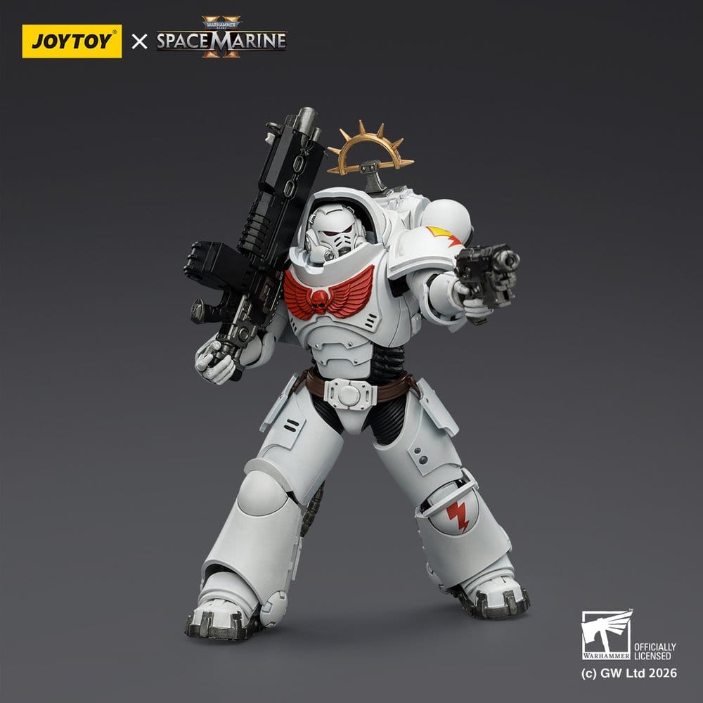 🧪 LAB | SU ORDINAZIONE Warhammer 40,000 Action Figure Game Edition White Scars Heavy Intercessor 13 cm
