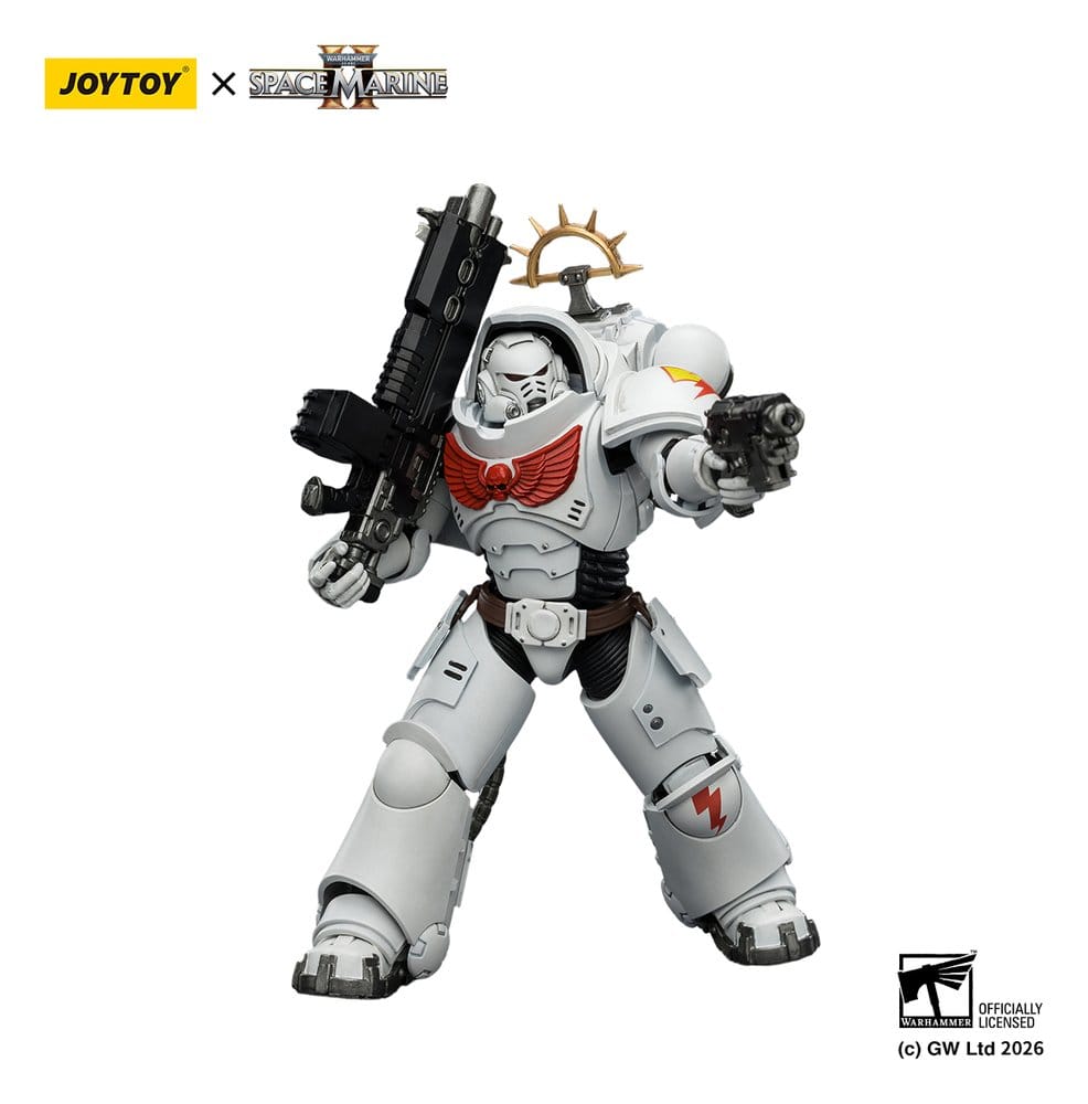 🧪 LAB | SU ORDINAZIONE Warhammer 40,000 Action Figure Game Edition White Scars Heavy Intercessor 13 cm