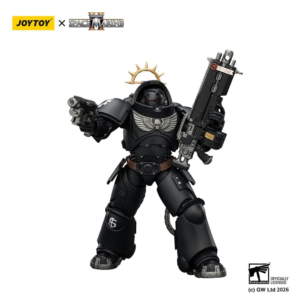 🧪 LAB | SU ORDINAZIONE Warhammer 40,000 Action Figure Game Edition Iron Hands Heavy Intercessor 13 cm