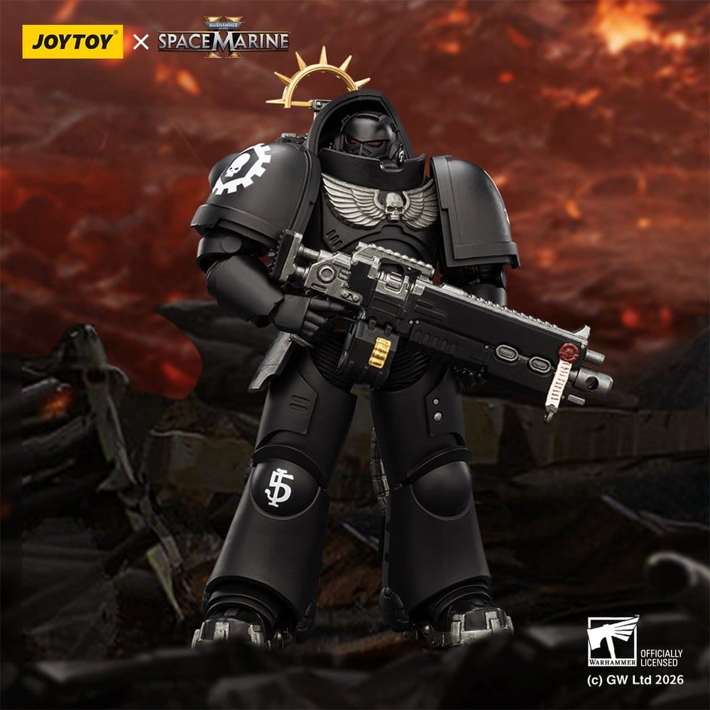 🧪 LAB | SU ORDINAZIONE Warhammer 40,000 Action Figure Game Edition Iron Hands Heavy Intercessor 13 cm