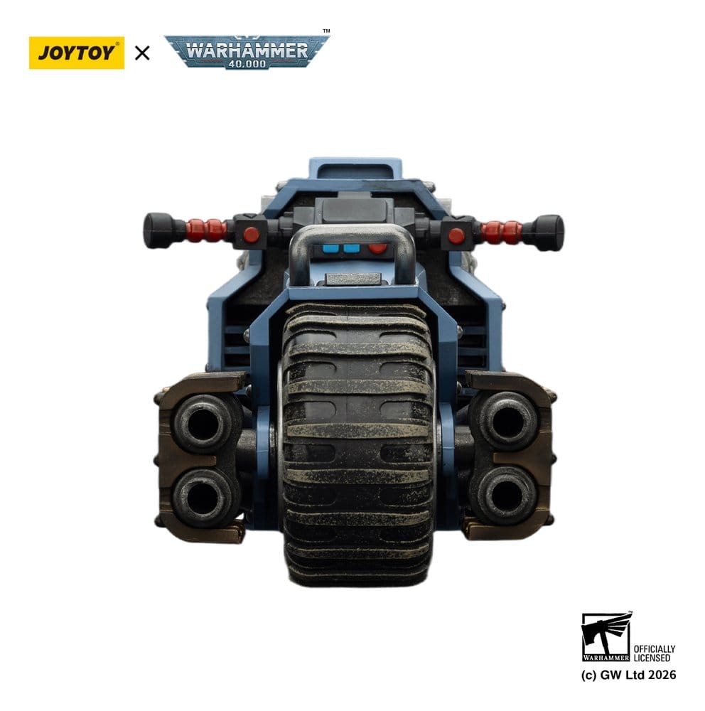 🧪 LAB | SU ORDINAZIONE Warhammer 40,000 Raider-pattern Combat Bike Space Wolves with twin-linked bolt rifles 22 cm