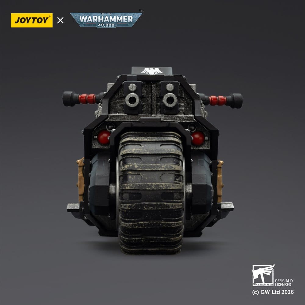 🧪 LAB | SU ORDINAZIONE Warhammer 40,000 Raider-pattern Combat Bike Raven Guard with twin-linked bolt rifles 22 cm