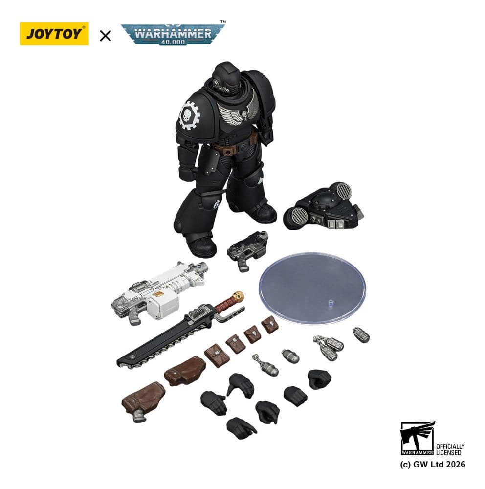 🧪 LAB | SU ORDINAZIONE Warhammer 40,000 Action Figure Iron Hands Intercessor 12 cm