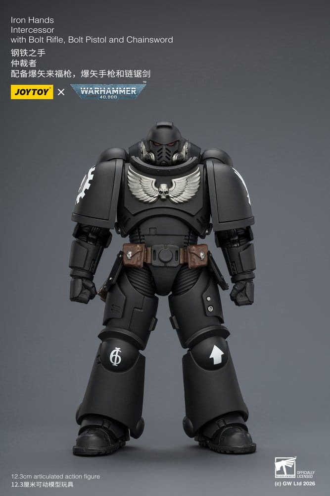 🧪 LAB | SU ORDINAZIONE Warhammer 40,000 Action Figure Iron Hands Intercessor 12 cm