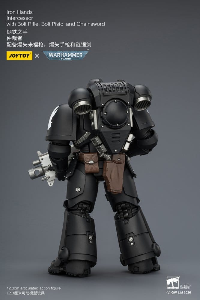 🧪 LAB | SU ORDINAZIONE Warhammer 40,000 Action Figure Iron Hands Intercessor 12 cm
