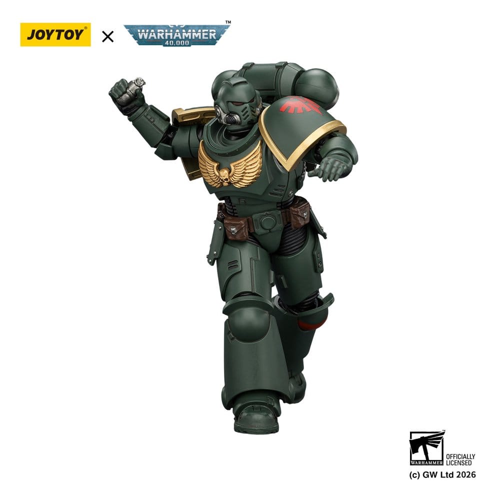 🧪 LAB | SU ORDINAZIONE Warhammer 40,000 Action Figure Dark Angels Intercessor 12 cm