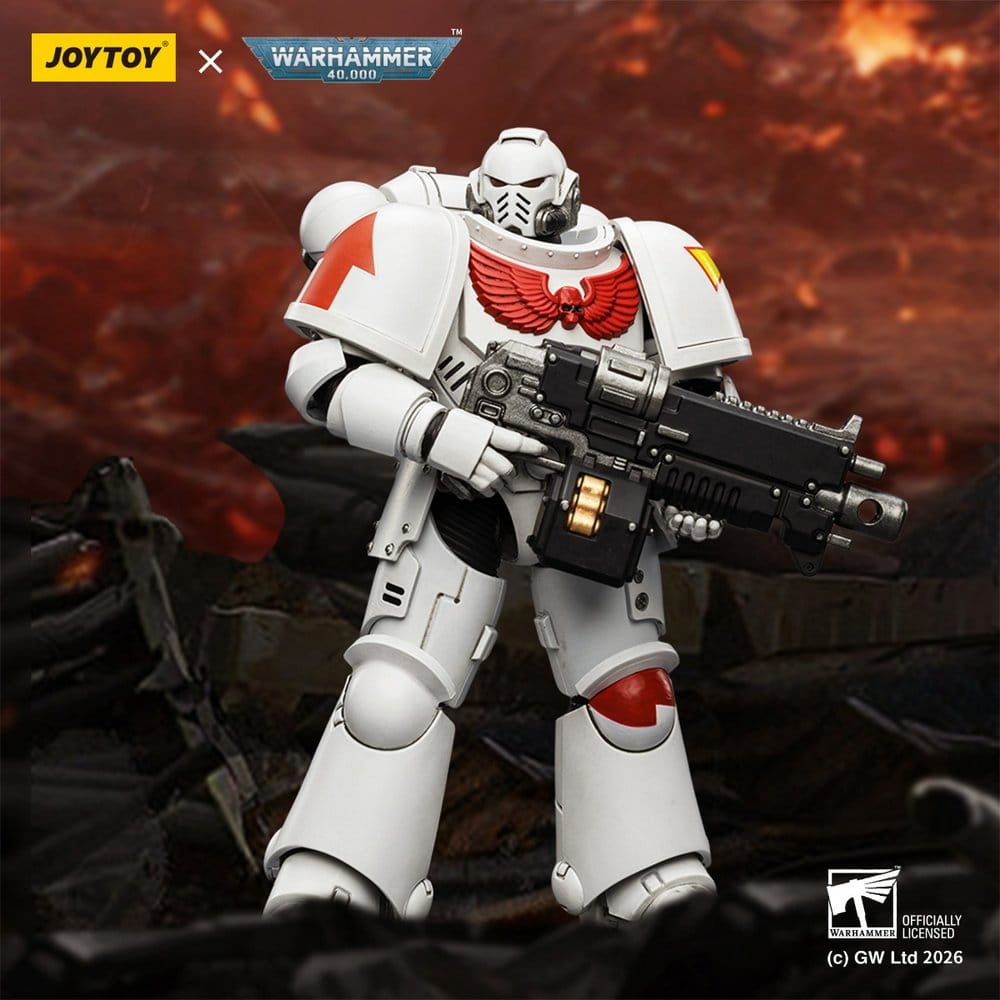 🧪 LAB | SU ORDINAZIONE Warhammer 40,000 Action Figure White Scars Intercessor 12 cm