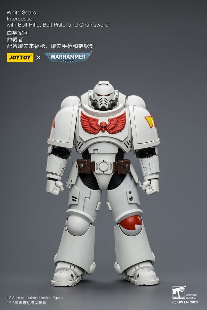 🧪 LAB | SU ORDINAZIONE Warhammer 40,000 Action Figure White Scars Intercessor 12 cm