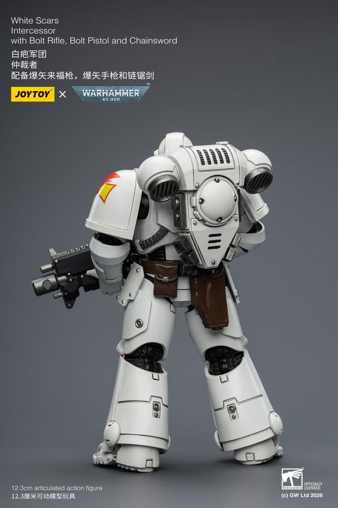 🧪 LAB | SU ORDINAZIONE Warhammer 40,000 Action Figure White Scars Intercessor 12 cm