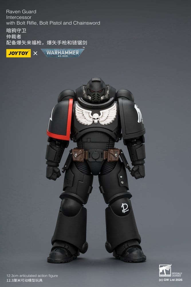 🧪 LAB | SU ORDINAZIONE Warhammer 40,000 Action Figure Raven Guard Intercessor 12 cm
