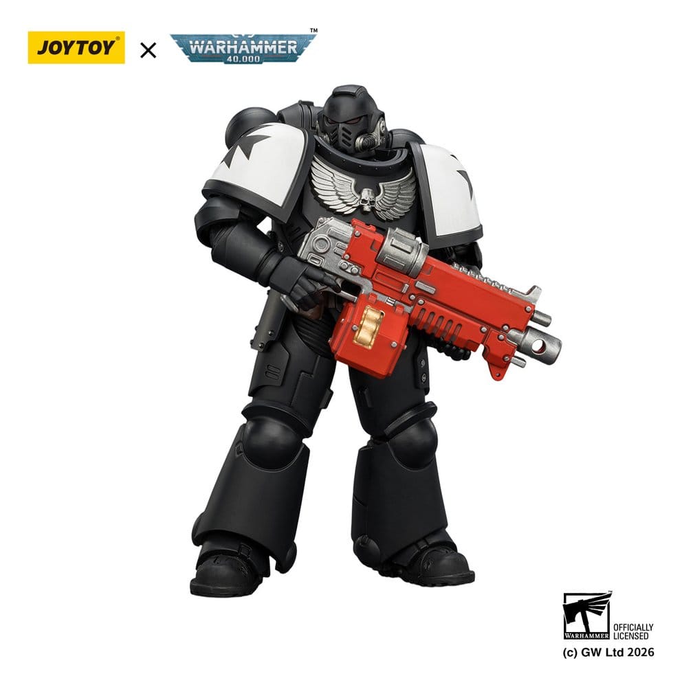 🧪 LAB | SU ORDINAZIONE Warhammer 40,000 Action Figure Black Templars Intercessor 12 cm
