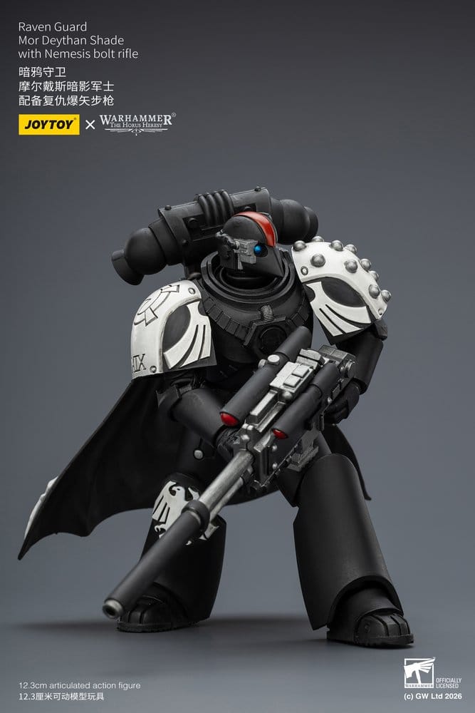 🧪 LAB | SU ORDINAZIONE Warhammer 40,000 Action Figure Raven Guard Mor Deythan Shade 12 cm