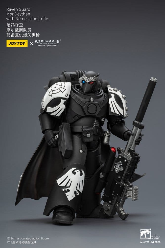 🧪 LAB | SU ORDINAZIONE Warhammer 40,000 Action Figure Raven Guard Mor Deythan 12 cm