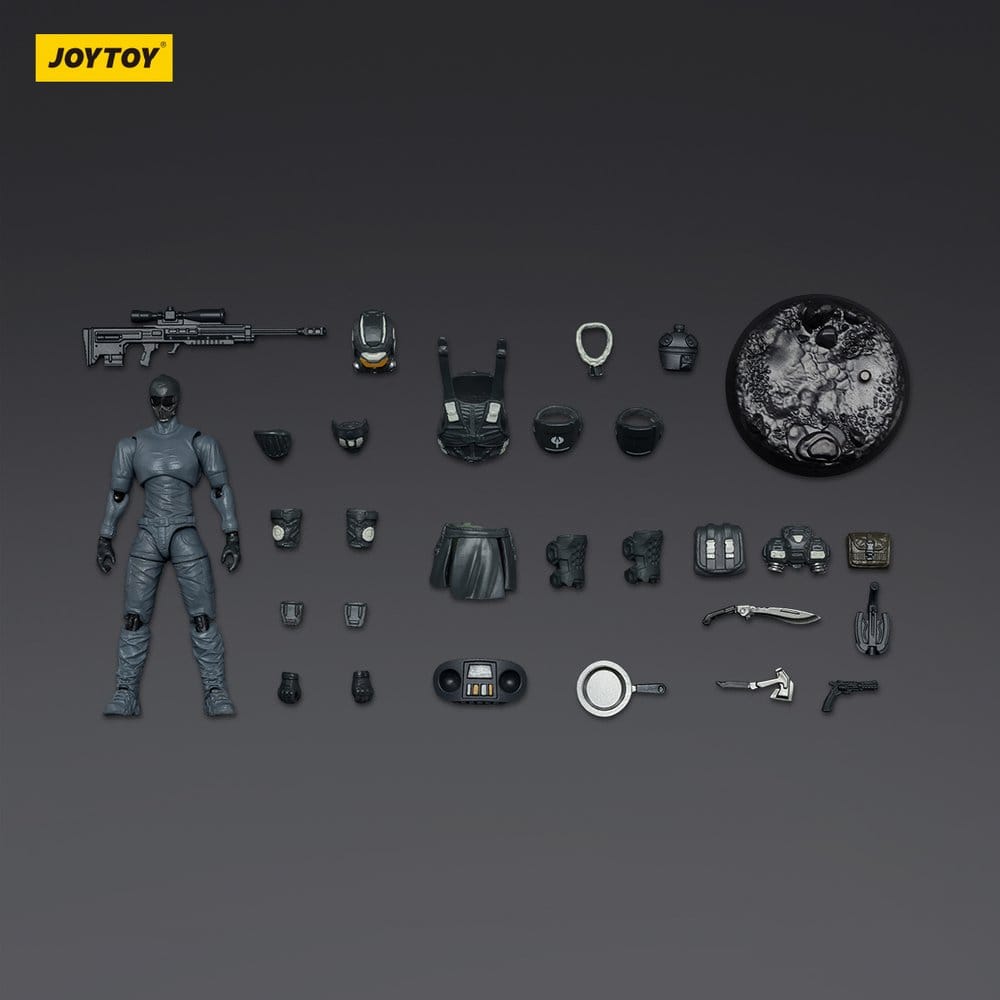🧪 LAB | SU ORDINAZIONE Dark Source Action Figure Steel Ride Corps Sniper Viktor 8 cm