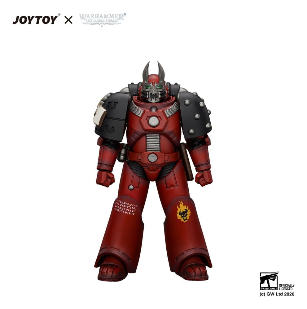 🧪 LAB | PREORDINE+ 03/2027 Warhammer The Horus Heresy Action Figure Word Bearers MkVI Tactical Sergeant 12 cm