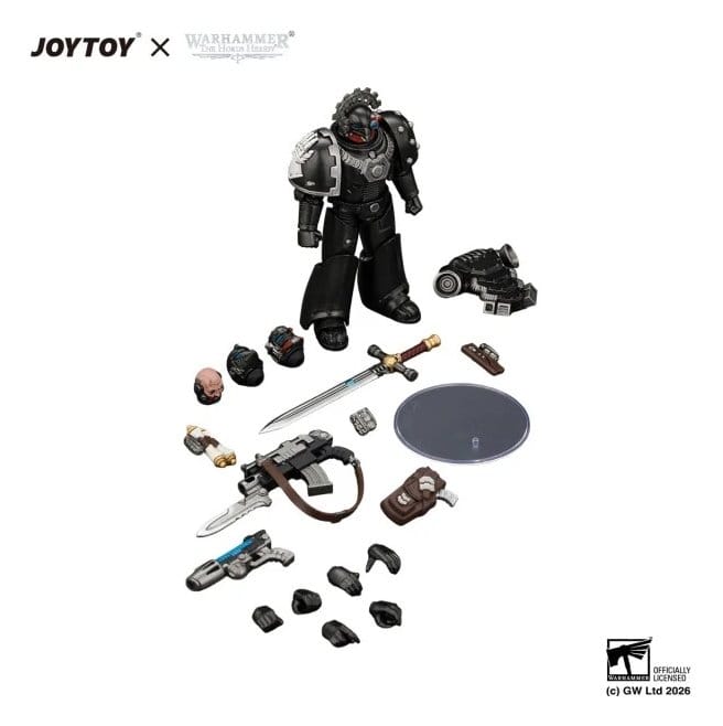 🧪 LAB | PREORDINE+ 04/2027 Warhammer The Horus Heresy Action Figure Iron Hands MkVI Tactical Sergeant 12 cm