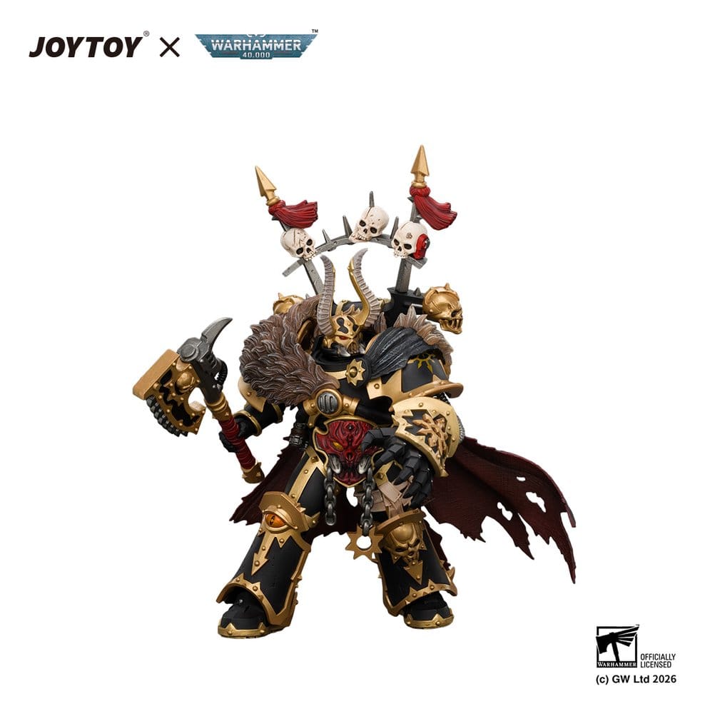 🧪 LAB | PREORDINE+ 04/2027 Warhammer Action Figure Black Legion Chaos Lord (13 cm)