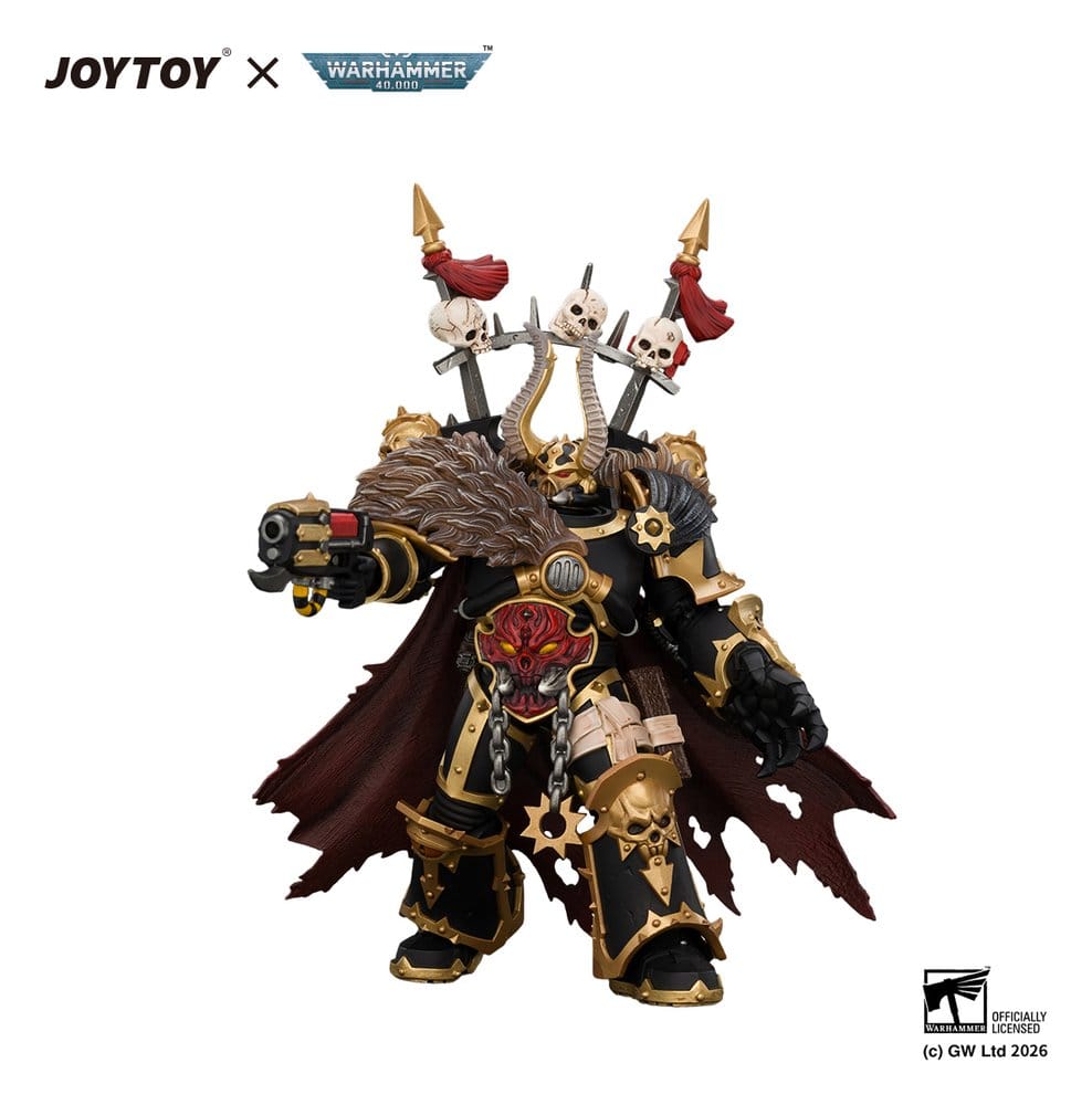 🧪 LAB | PREORDINE+ 04/2027 Warhammer Action Figure Black Legion Chaos Lord (13 cm)