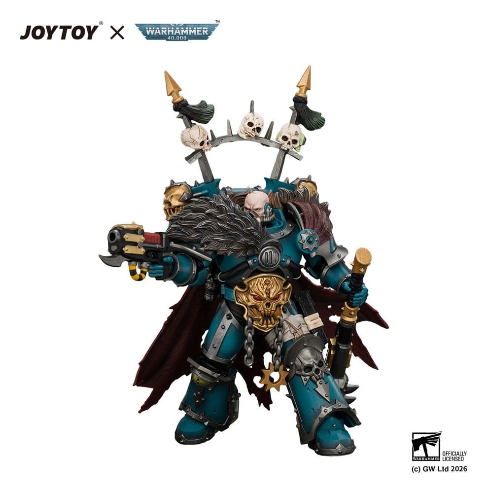 🧪 LAB | PREORDINE+ 04/2027 Warhammer Action Figure Alpha Legion Chaos Lord (13 cm)