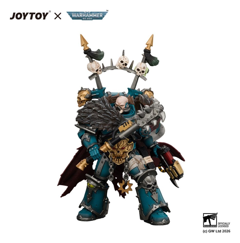 🧪 LAB | PREORDINE+ 04/2027 Warhammer Action Figure Alpha Legion Chaos Lord (13 cm)