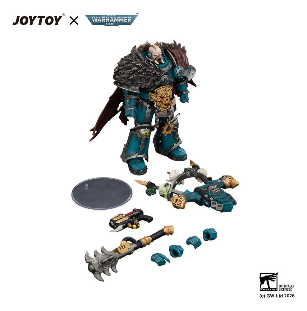 🧪 LAB | PREORDINE+ 04/2027 Warhammer Action Figure Alpha Legion Chaos Lord (13 cm)