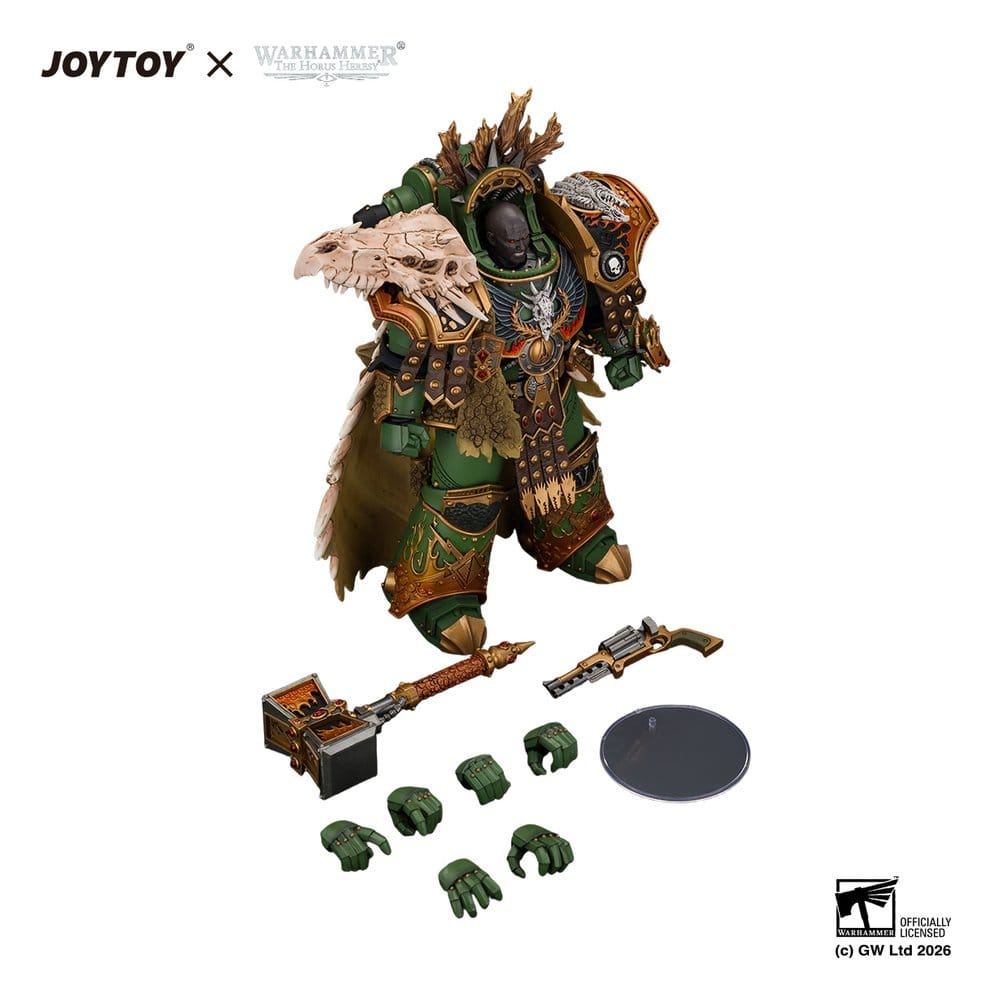 🧪 LAB | PREORDINE+ 04/2027 Warhammer Action Figure Salamanders Vulkan, Primarch of the XVIIIth Legion 21 cm