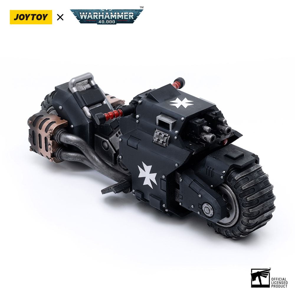 MADE TO ORDER Warhammer 40k Vehicle 1/18 Black Templars Outrider Bike 22 cm