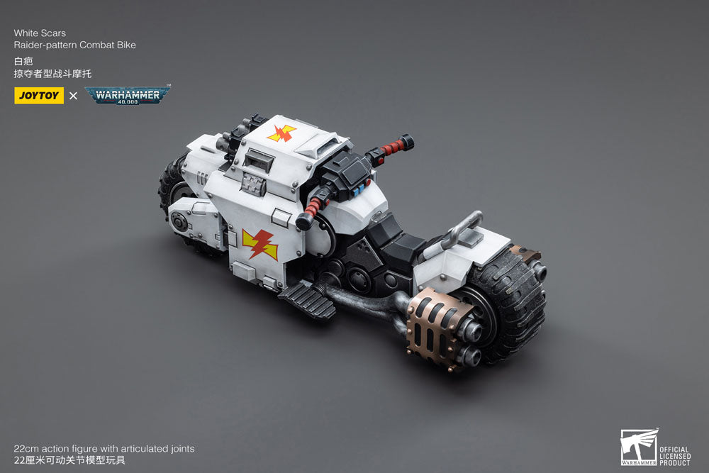 🧪 LAB | SU ORDINAZIONE Warhammer 40k Vehicle 1/18 White Scars Raider-pattern Combat Bike 22 cm
