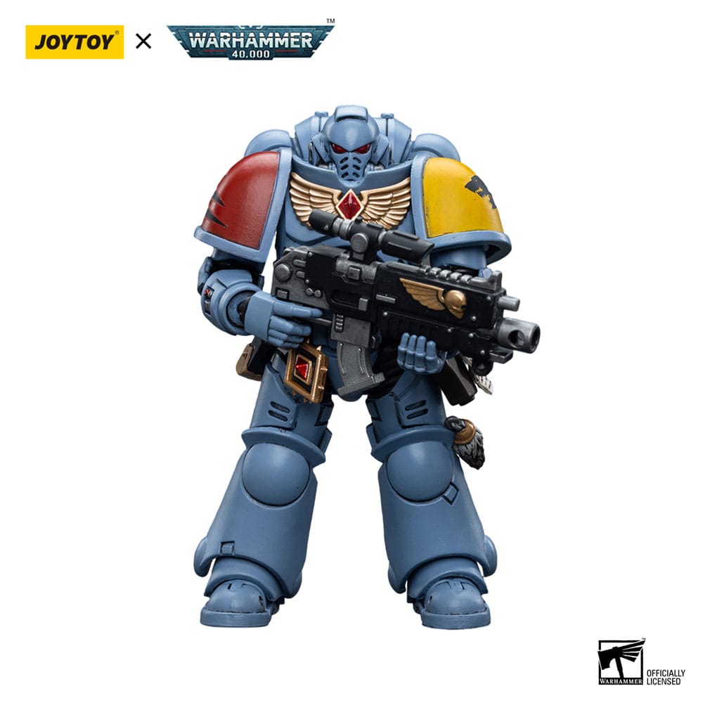 SU ORDINAZIONE Warhammer 40k Action Figure 1/18 Space Wolves Intercessors 12 cm